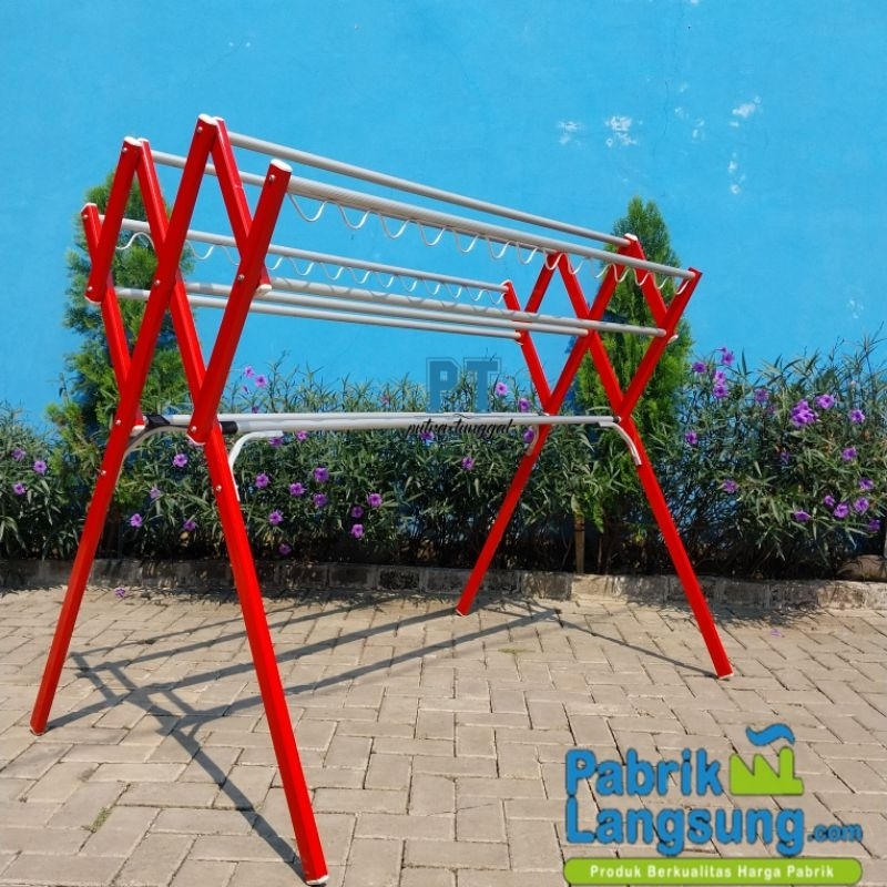 Jemuran baju super jumbo / Pakaian / jemuran lipat /aluminium 180cm