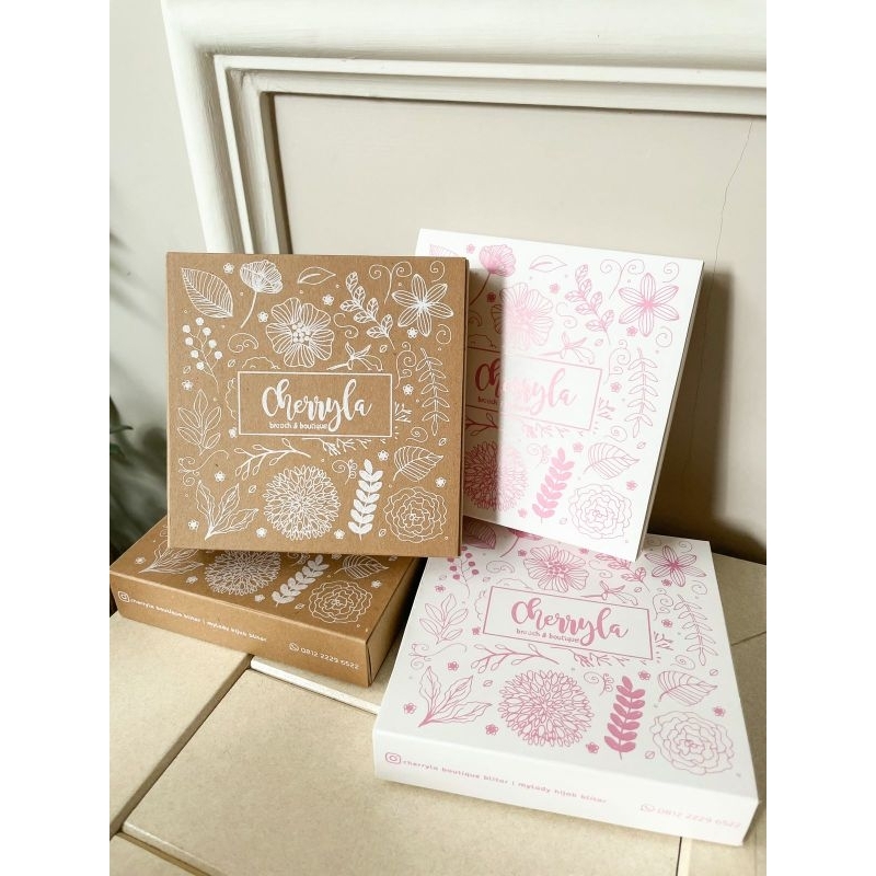 SLIDING BOX 15X15X3cm / BOX HIJAB