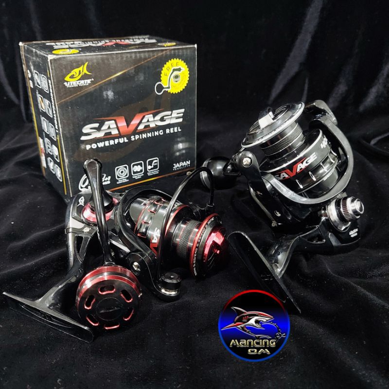 reel utecate savage 1000 2000 3000 POWER HANDLE FREE HANDLE