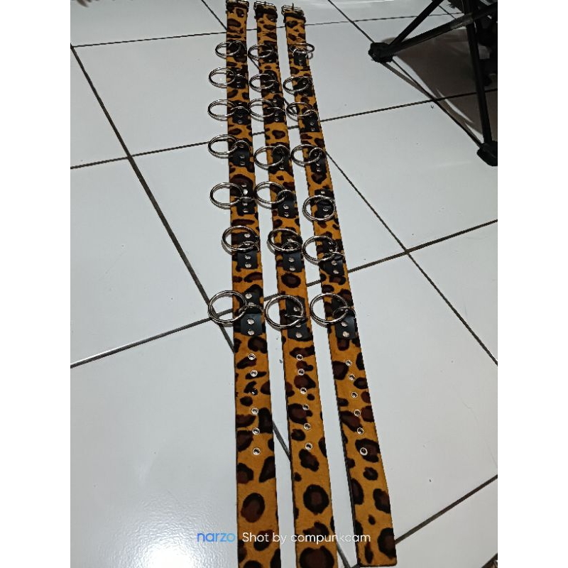 belt/gesper leopard+ring