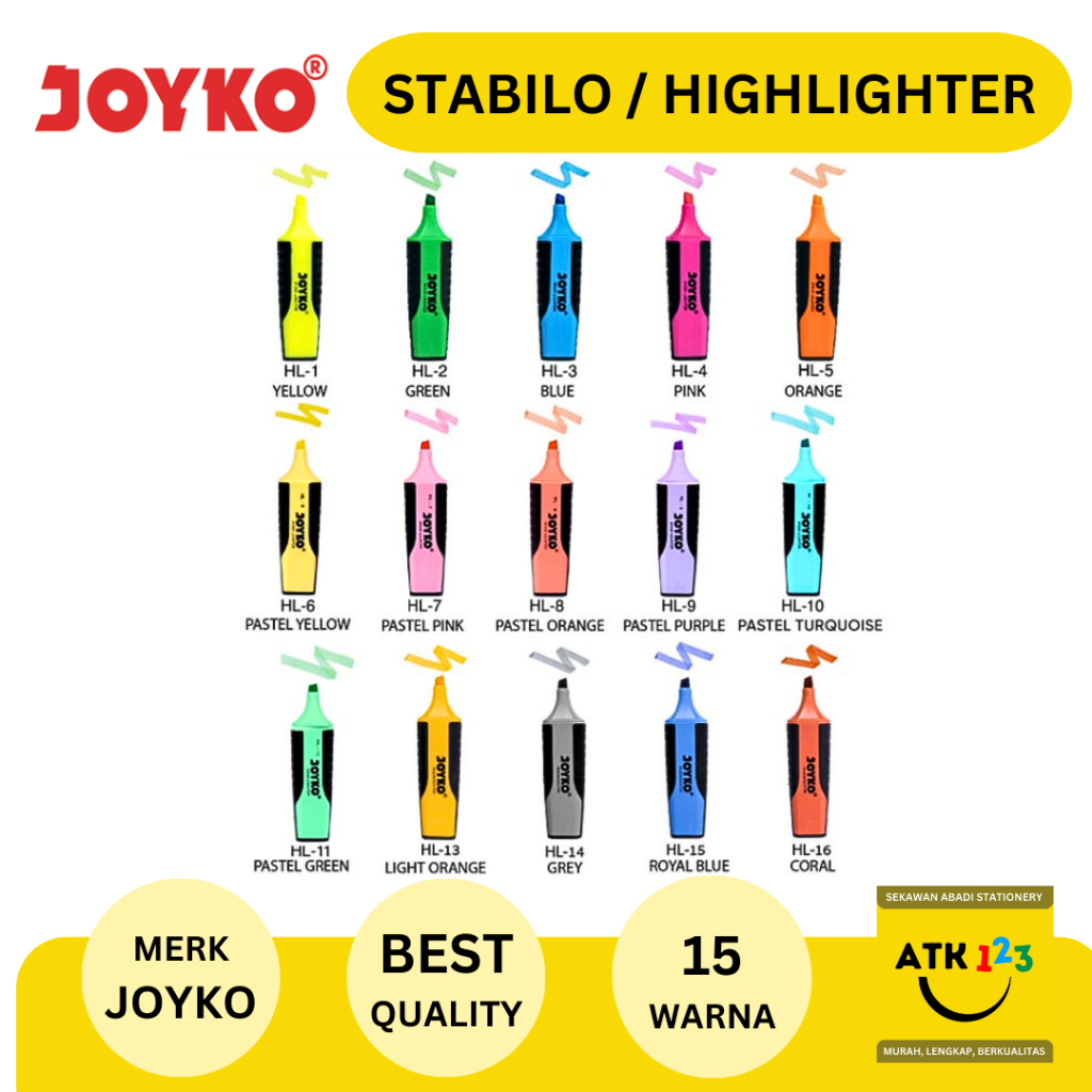 

Highlighter / Stabilo Original Merk Joyko