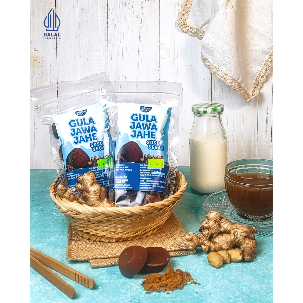 

(NEW!!) GULA JAWA JAHE UMKM NIKMAT LESTARI ASLI JONGGOLSARI 250gr minuman herbal rasa Susu