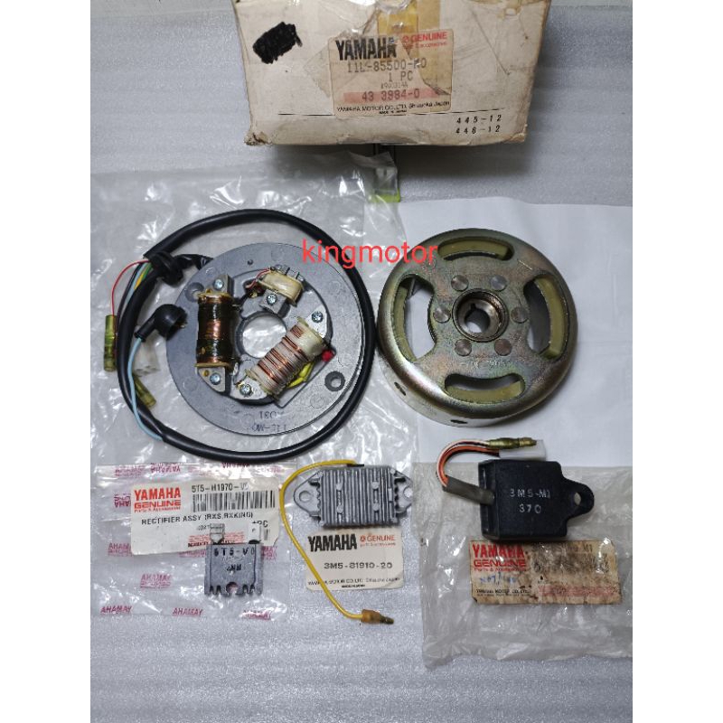 SPUL ASSY 11L SPULL KOMPLIT + MAGNIT CDI KIPROK REGULATOR RXK 80-81 RX KING KOBRA 1982 RXKING 83 29N