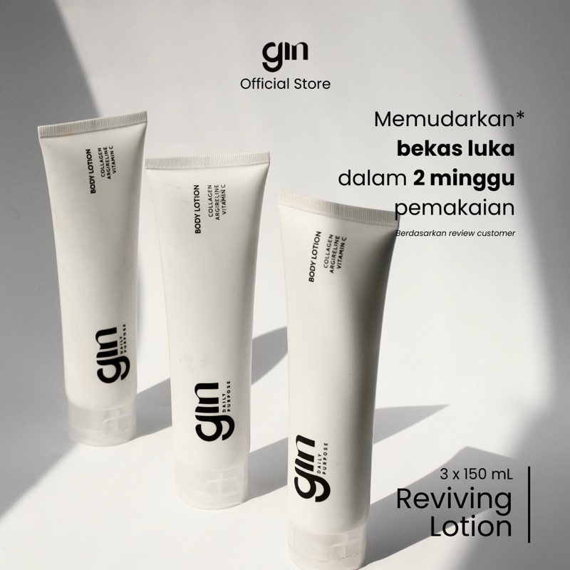 [Triple Hydra] 3 pcs GIN Reviving Body Lotion