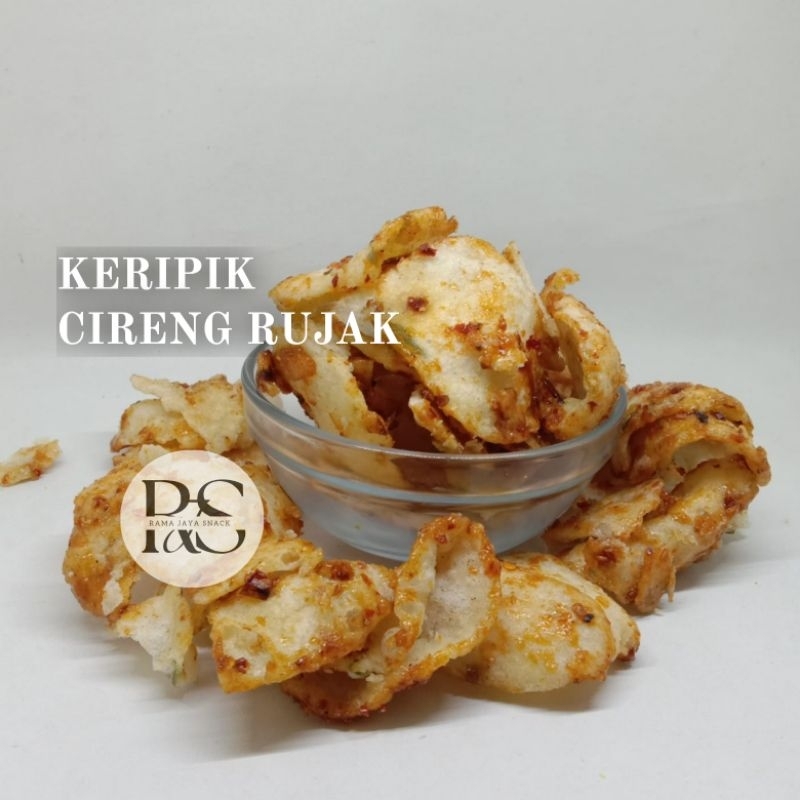 Kripik Cireng Rujak Pedas / Cireng Rujak