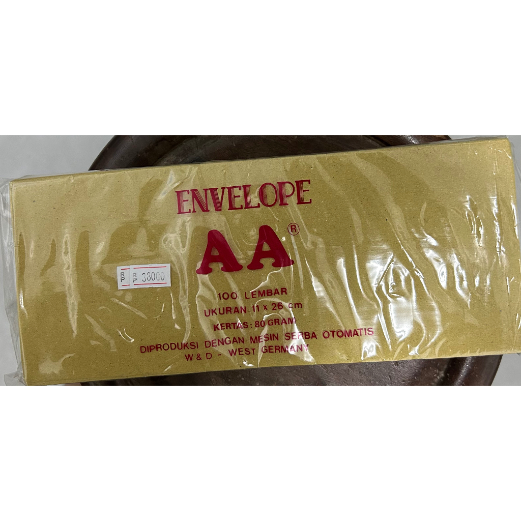 

AMPLOP COKLAT KECIL DINAS AA (11 x 26cm) (100 lembar)