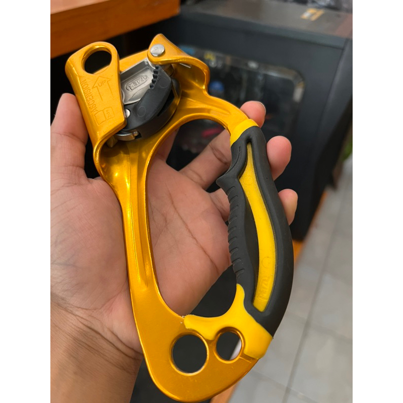 Petzl ascender ascension right original safety rescue rope acces descender jumar