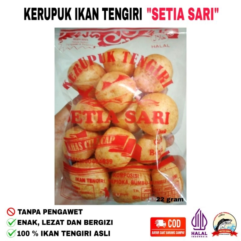 

Snack Kerupuk Ikan Tengiri Premium Khas Cilacap