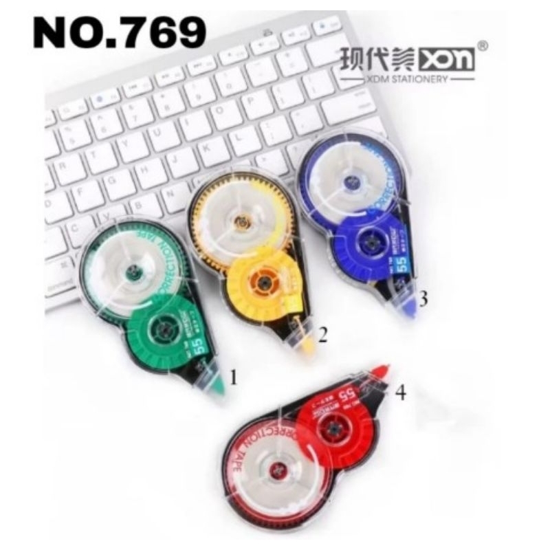 

SJS correction tape XDM ukuran XL/pita koreksi/tipek kering/roll/tipx-6244