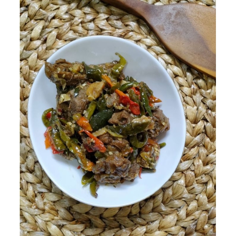 

Oseng Daging Cabe Ijo 300gr Frozen Food