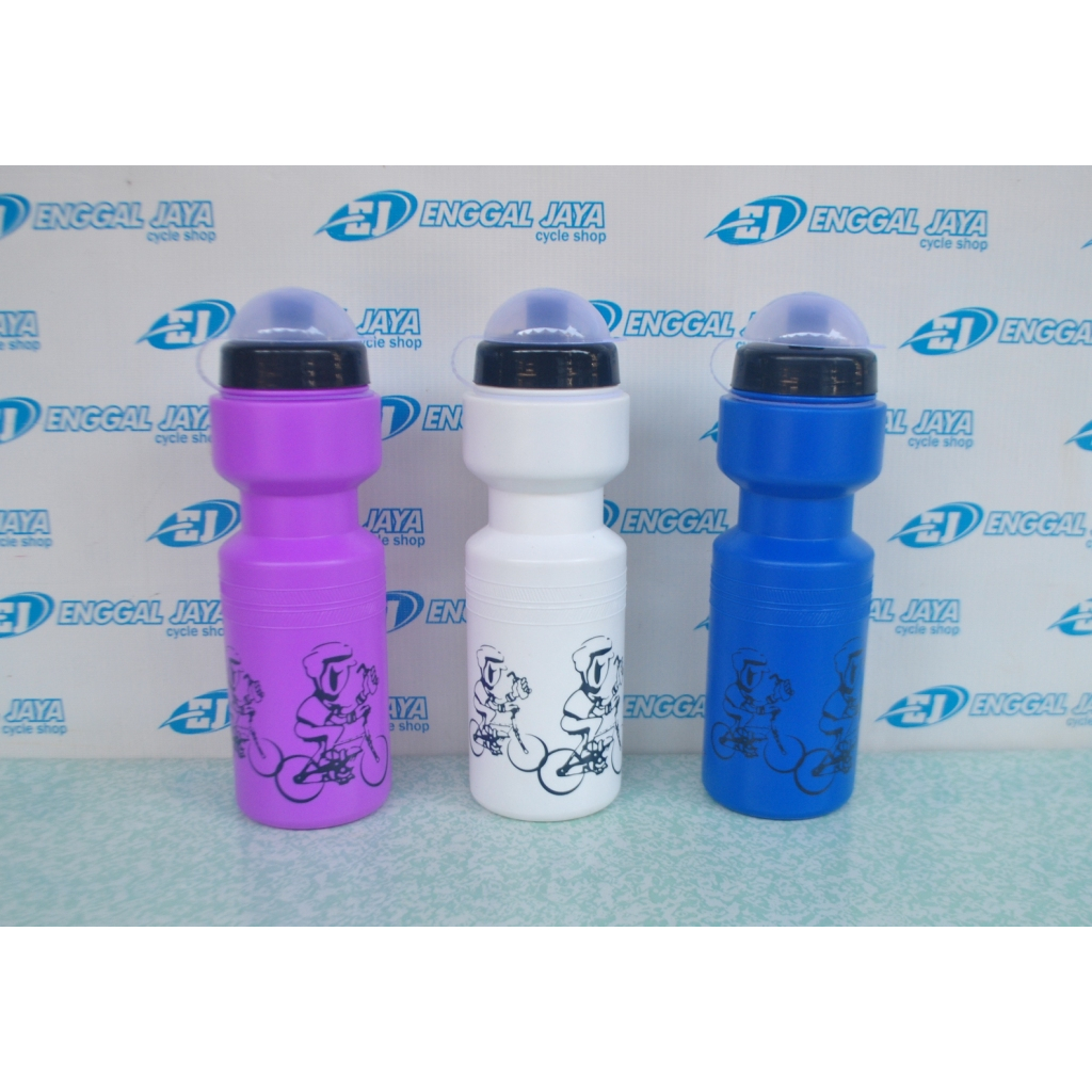 Botol Air Minum Sepeda 750ML Anti Bakteri Kuat Presisi Simple - Botol Minum Sepeda 750 Motor Serbagu