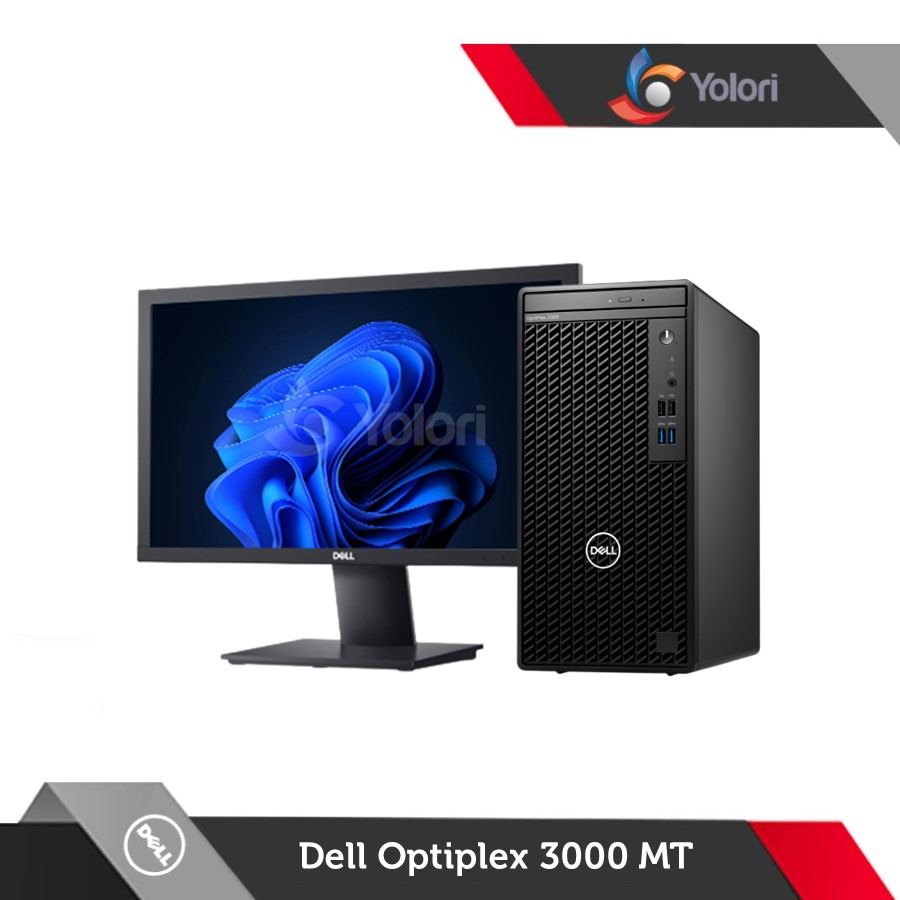 Dell Optiplex 3000 Tower i3-12100 4GB 1TB Windows 11 + Mon E2020H