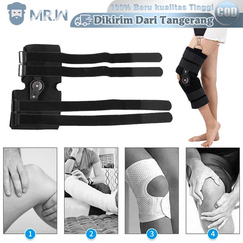 Knee Deker Pelindung Lutut With ROM OA Brace Soft Osteoarthritis Brace Dengan Tali Bahu Osteoarthrit