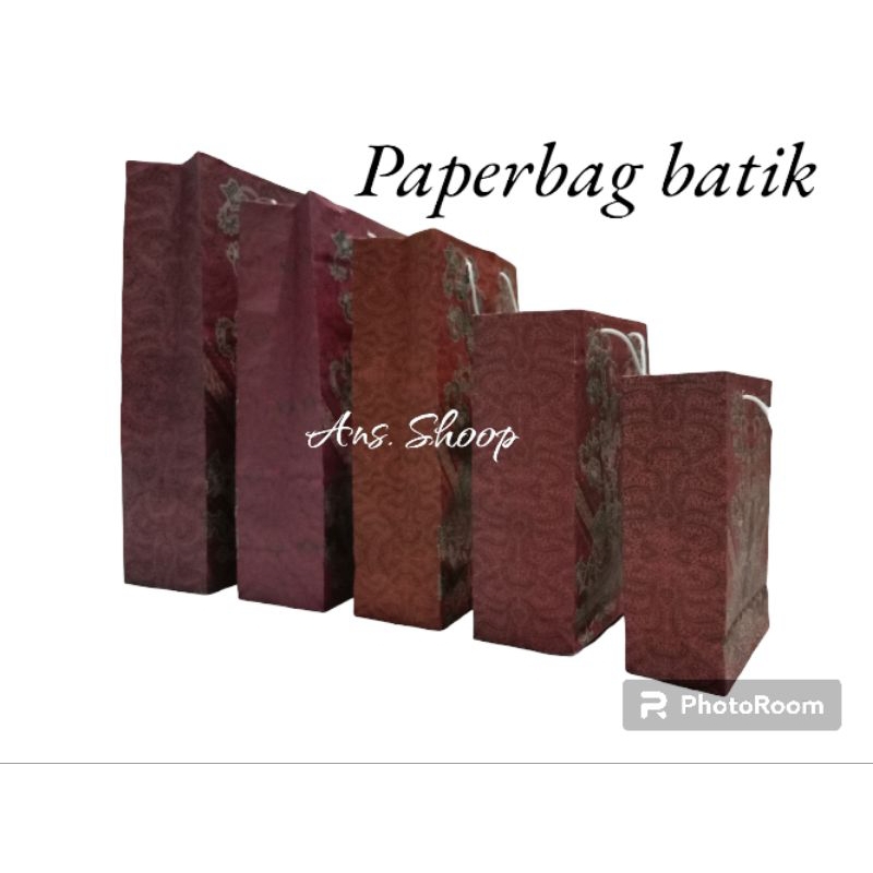 paperbag batik 15x20 20x26 20x35 25x35 30x40  tas kado