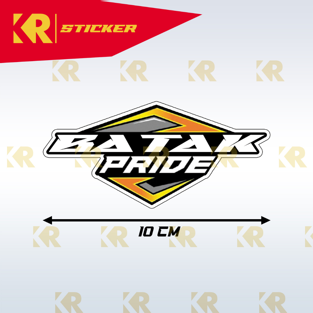 Stiker BATAK PRIDE Sticker Racing | KR STICKER