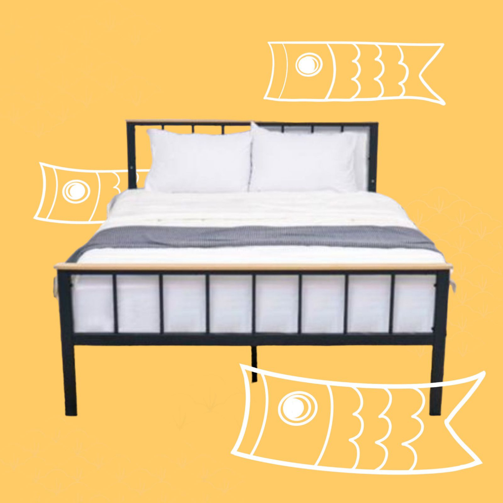 Tempat Tidur rangka besi