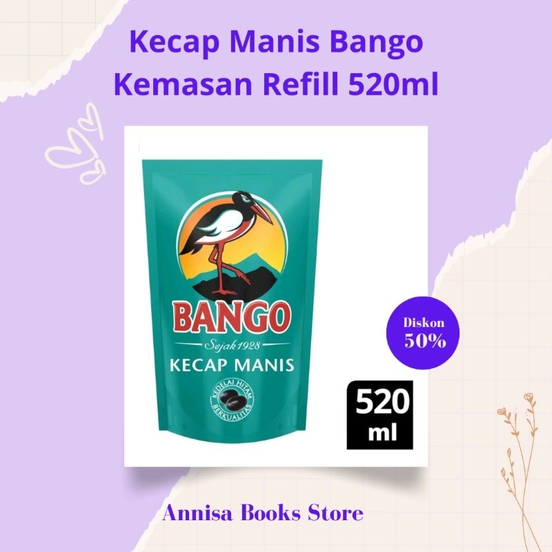 

ABS - Kecap Bango Pouch Besar 520ml/210ml kemasan Kecil / Kecap Manis ABC 520ml