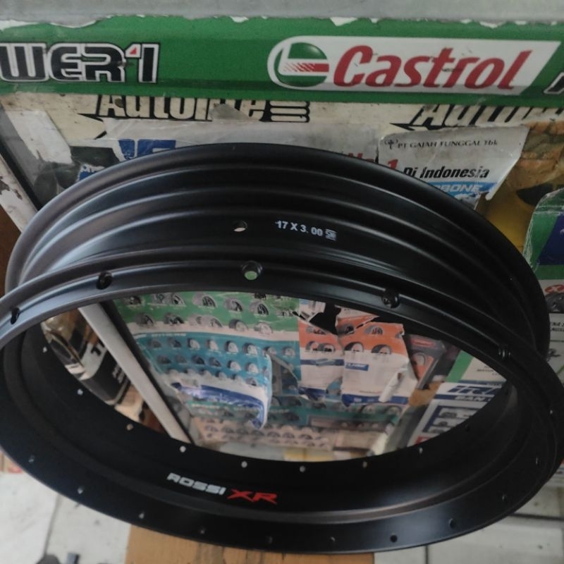 velg rossi xr 300x17 black ano (hole 36)