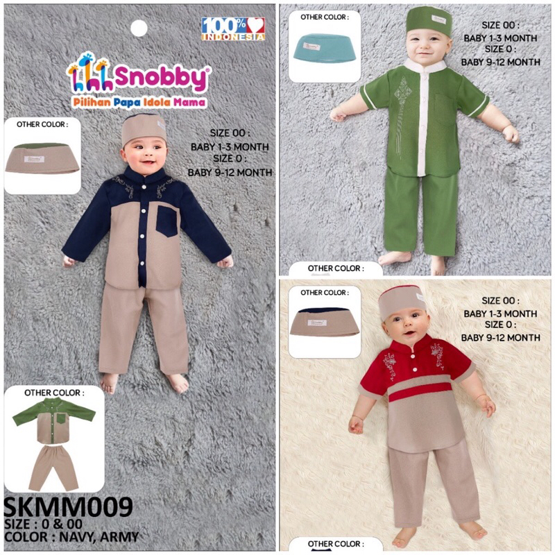 Snobby baju setelan koko Nb