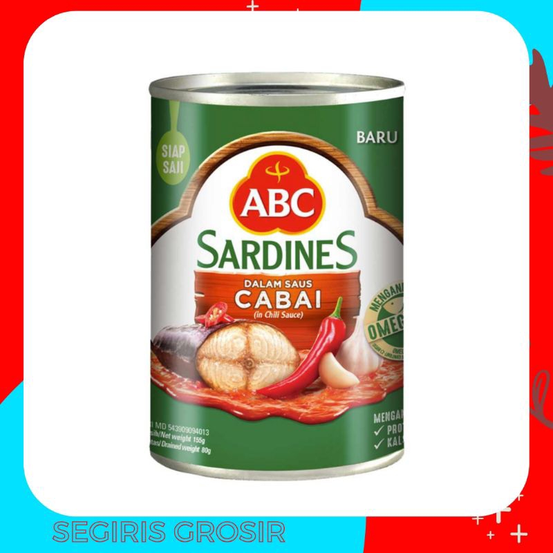 

Abc Sardines saus Chili cabe 155G