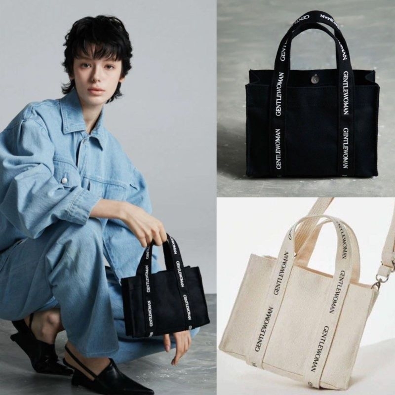 Gentle w*man logo tote bag