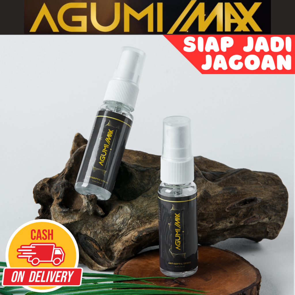 AGUMI MAX | Spray Tahan Lama Untuk Pria | Obat Tahan Lama | Terapi Cepat Keluar | Original 100% BPOM