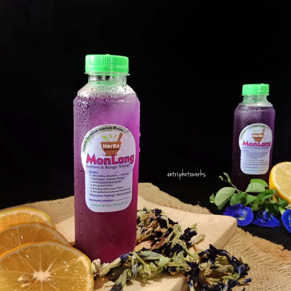 

Minuman lemon bunga telang Original