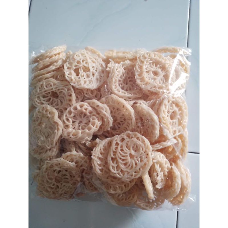 

Kerupuk Mawar Putih Jumbo 1kg