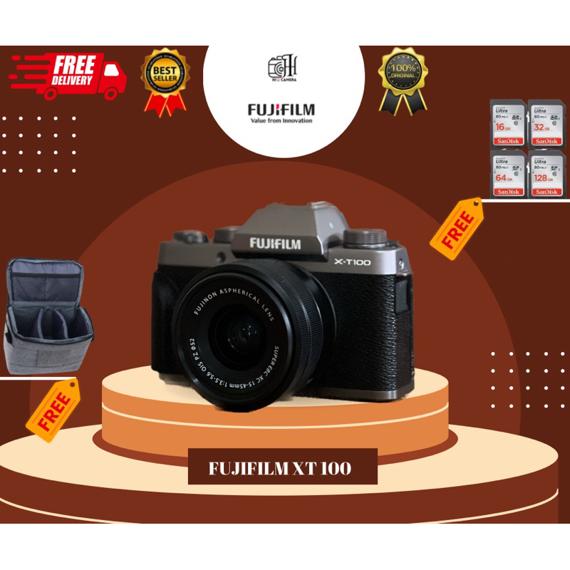 TERMURAH FUJIFILM XT 100 SECOND LIKE NEW