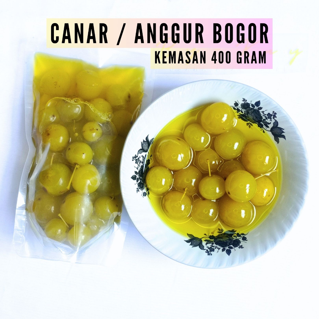 

BY KNY 400g Anggur bogor manisan buah canar asinan buah rujak buah potong