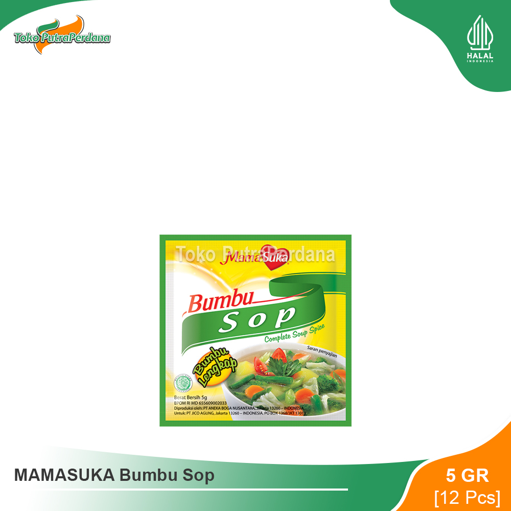 

MAMASUKA Bumbu Sop 5gr (12 Pcs)