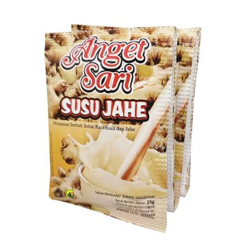 

Anget Sari Susu Jahe 1 rc (10sachet x25gr)