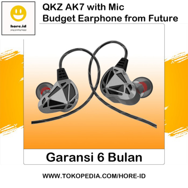 Dijual QKZ AK7 Sport Earphone with Mic - Hitam Limited