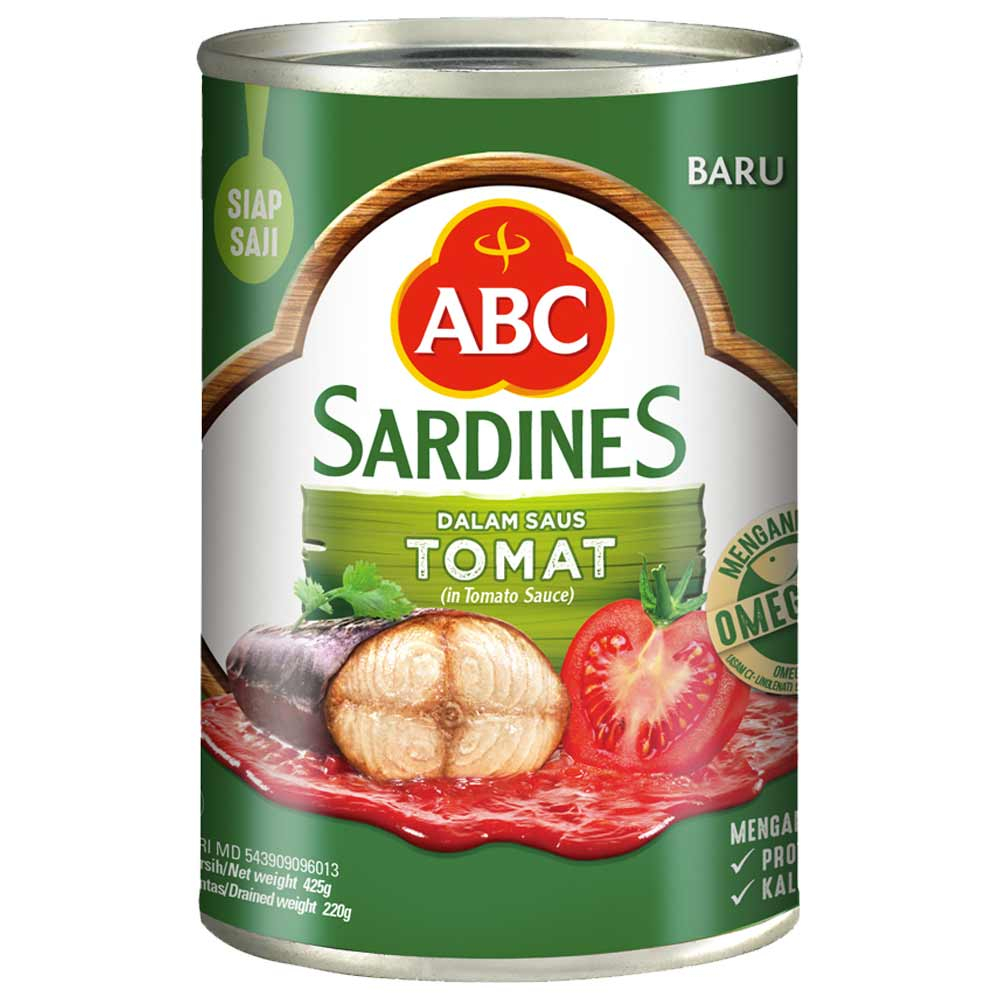 

Sarden ABC Saos Tomat Kemasan Kaleng 155 gr