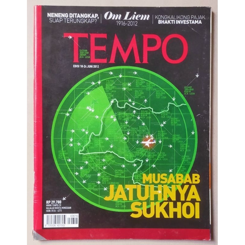 Majalah Tempo 18 Juni 2012 - Selingan : Liem Sioe Liong (1916-2012)
