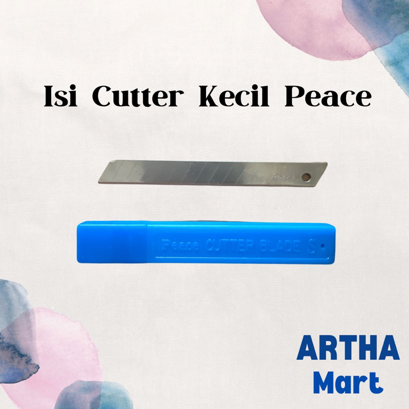 

PEACE - Isi Cutter Kecil A-100 (1 Pack = 10 Pcs) - Pack