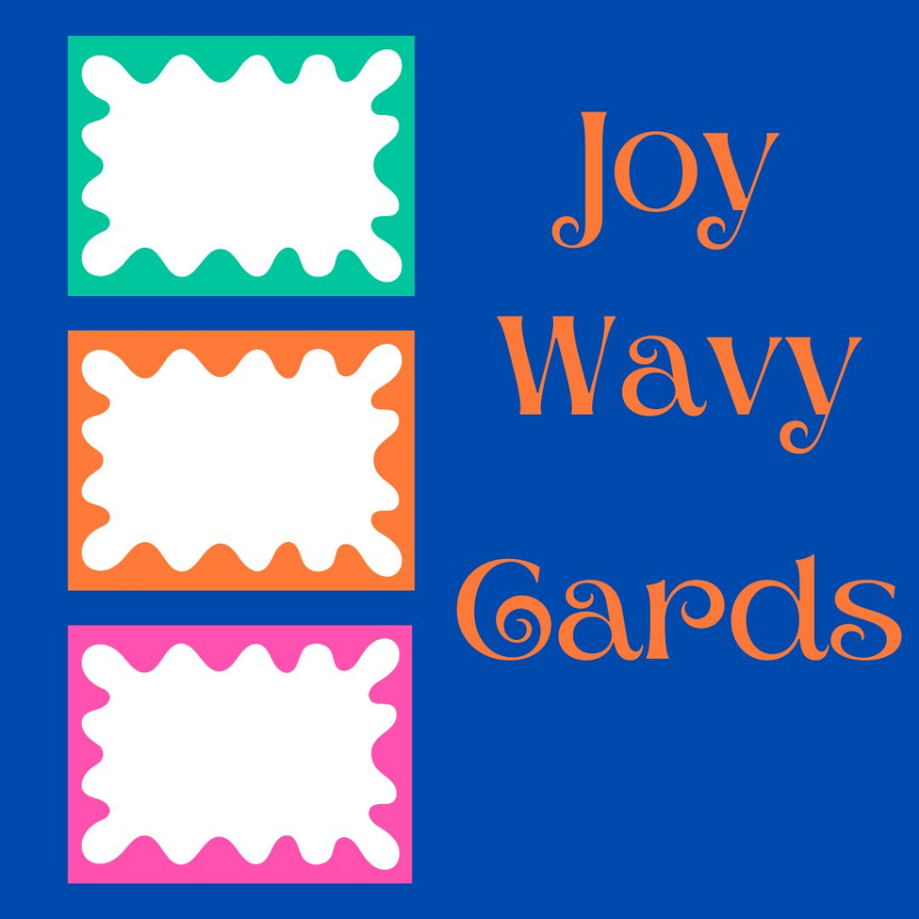 

JOY WAVY CARDS | BLANK CARDS | KARTU UCAPAN