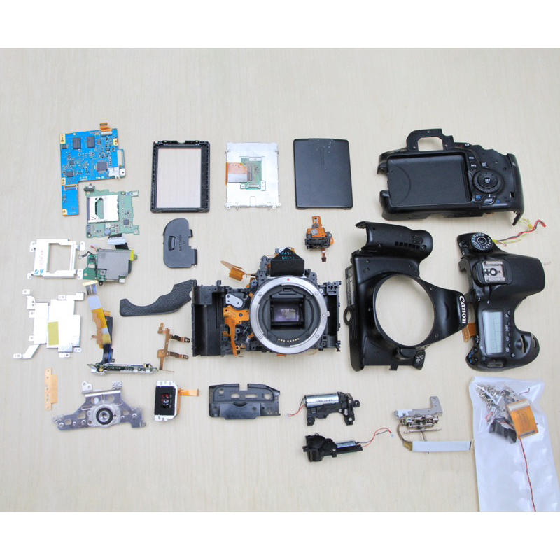 Speartpart Kamera Canon 60D Tombol Dial Cover Body LCD Karet Rubber USB Screen ViewFinder Flexible S
