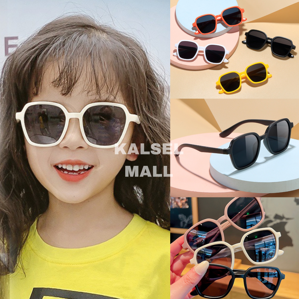 Kacamata Hitam Anak Anak New Trend/Fashion Anak Laki Laki Perempuan Terbaru Bulat Kcamata Itam High 