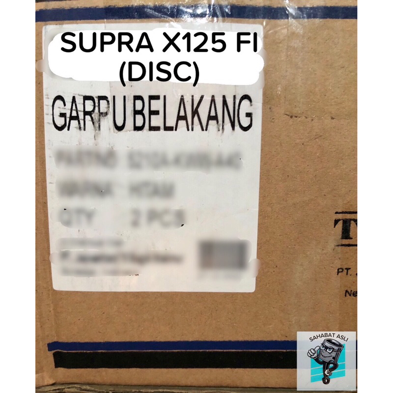 SWING ARM FORK SUPRA X 125 FI INJEKSI CAKRAM TKD