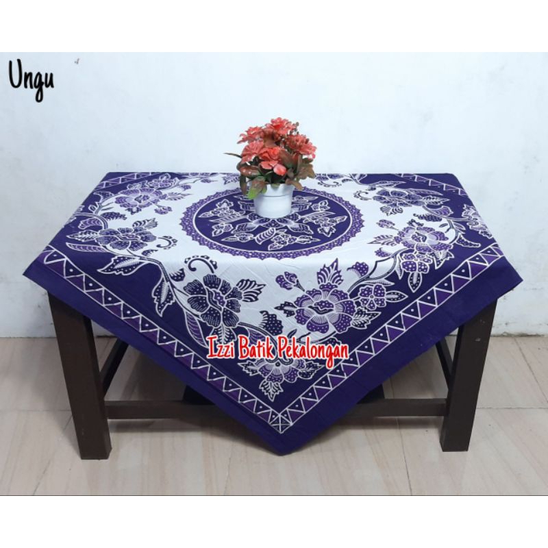 Promo !!! Taplak Meja Tamu Ruang Guru Batik Aesthetic Kain Katun Dandi Putra