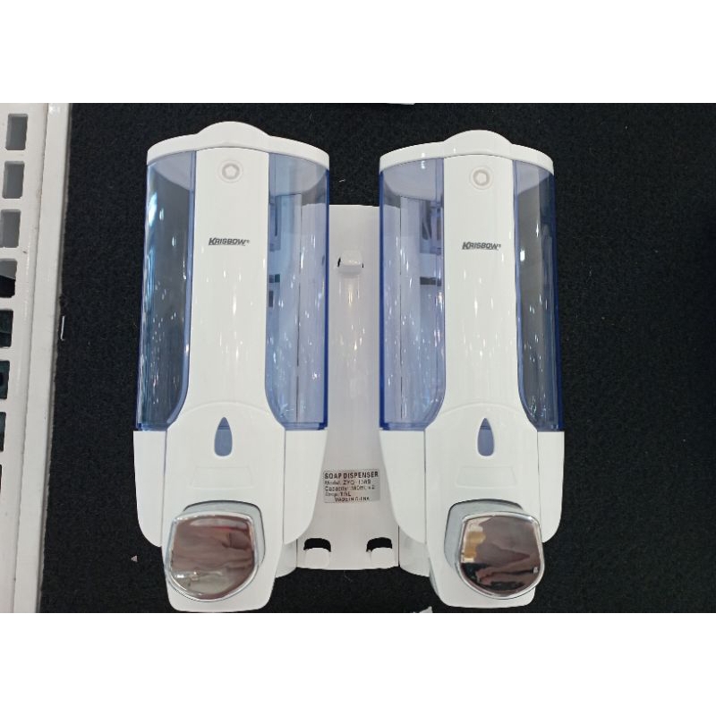 Dispenser sabun cair krisbow 2pcs 380 ml /  krisbow soap dispenser / tempat sabun cair