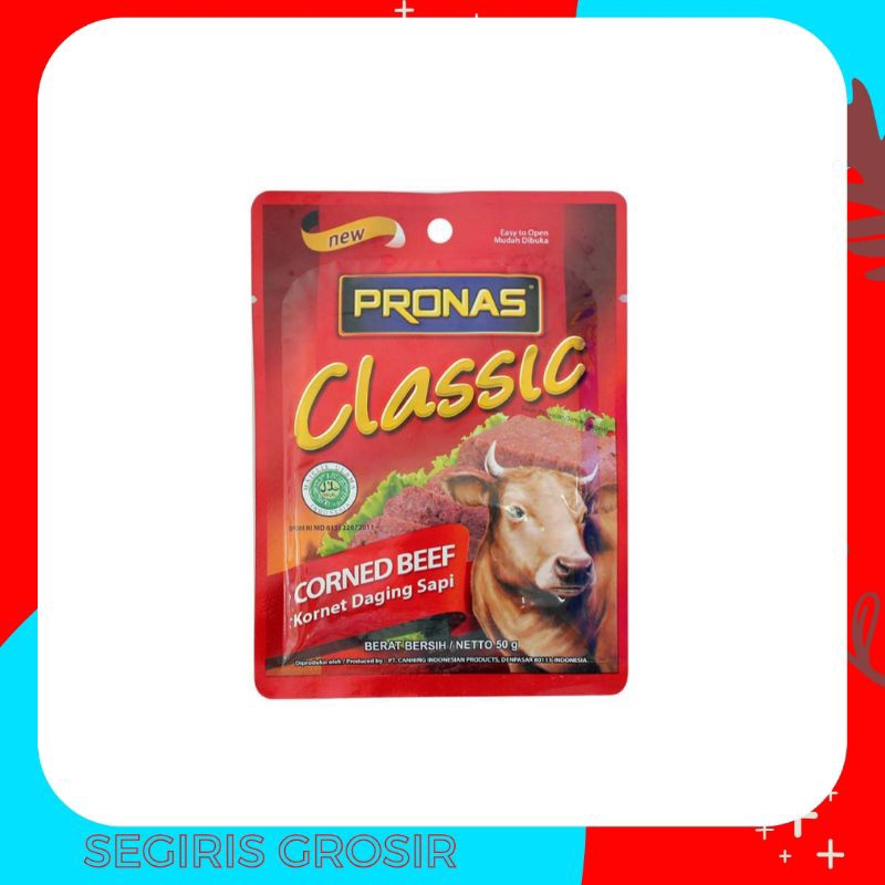 

Pronas Corned Beef Classic 50G kornet
