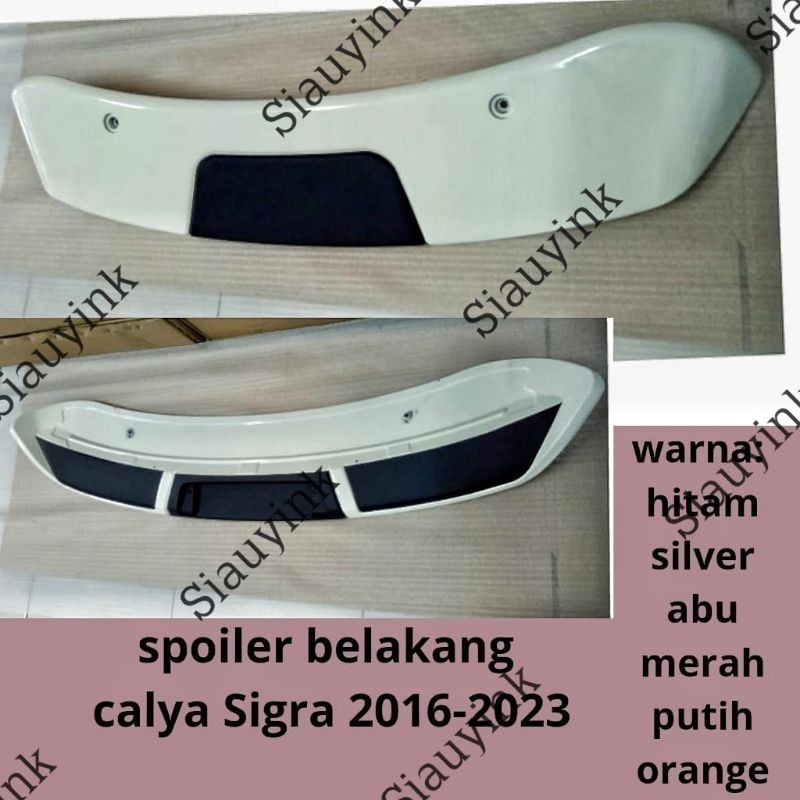 spoiler belakang Calya Sigra 2016 2019 2020 2023 warna body with lampu