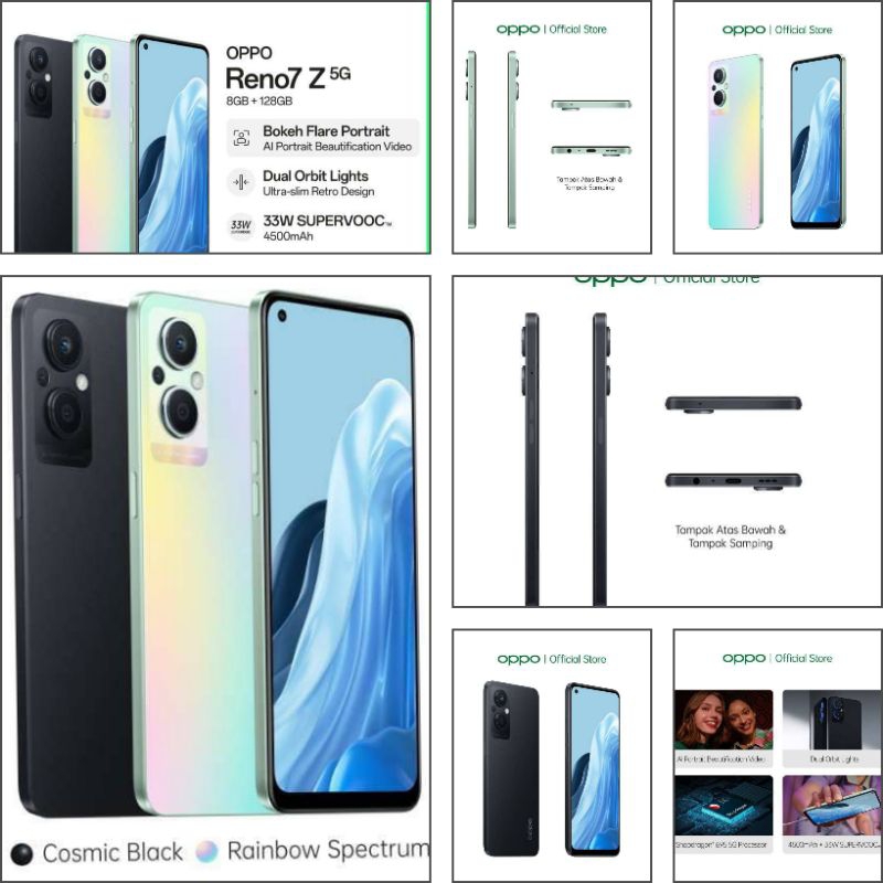 OPPO Reno7 Z 5G 8GB 128GB Smartphone