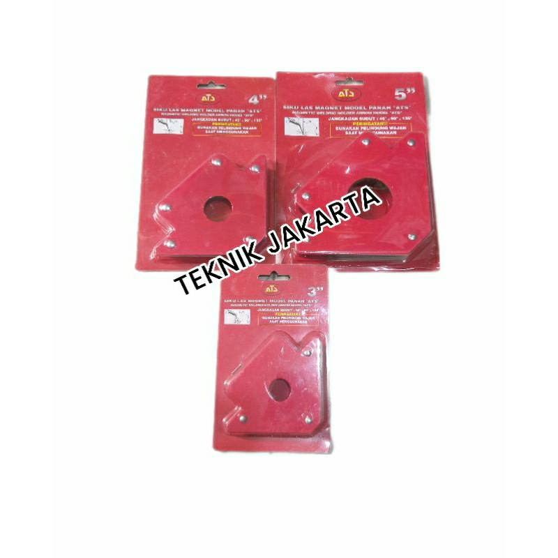 Siku Las Magnet Model Panah 3" 4" 5" ATS Magnetic Welding Holder Arrow Model