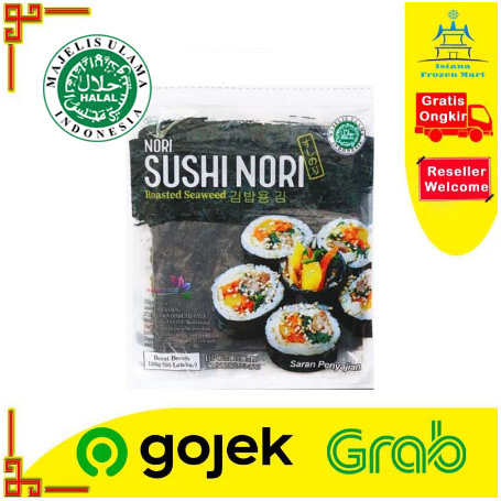 

Rumput Laut Panggang Seaweed 50 Lembar Halal - SUSHI NORI