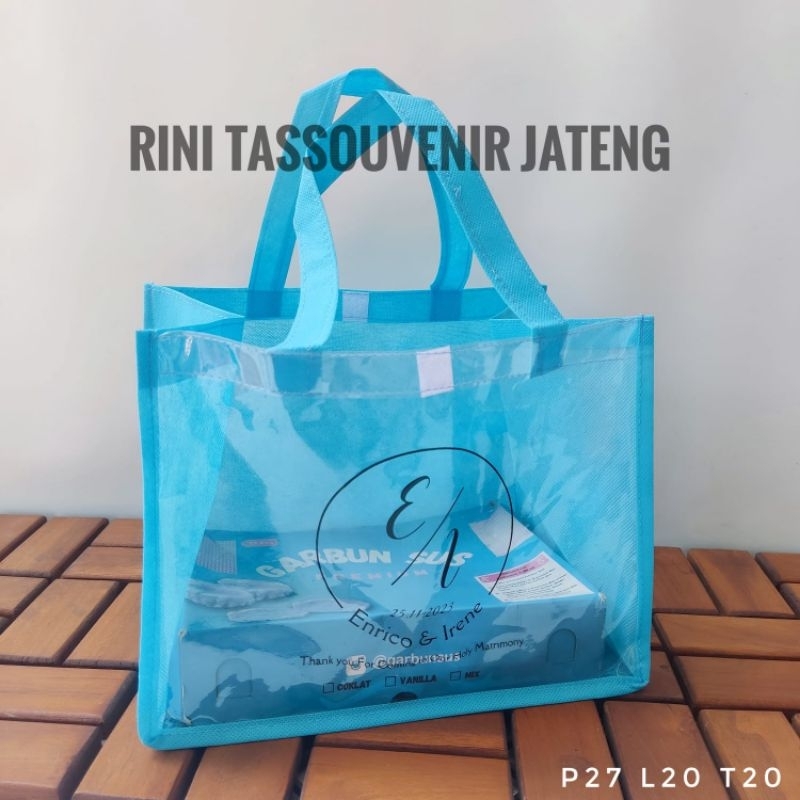 tas souvenir pernikahan custom ukuran desain untuk kue kering