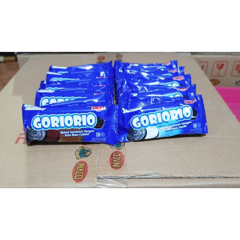 

Biskuit goriorio coklat dan vanila pack isi 20pc