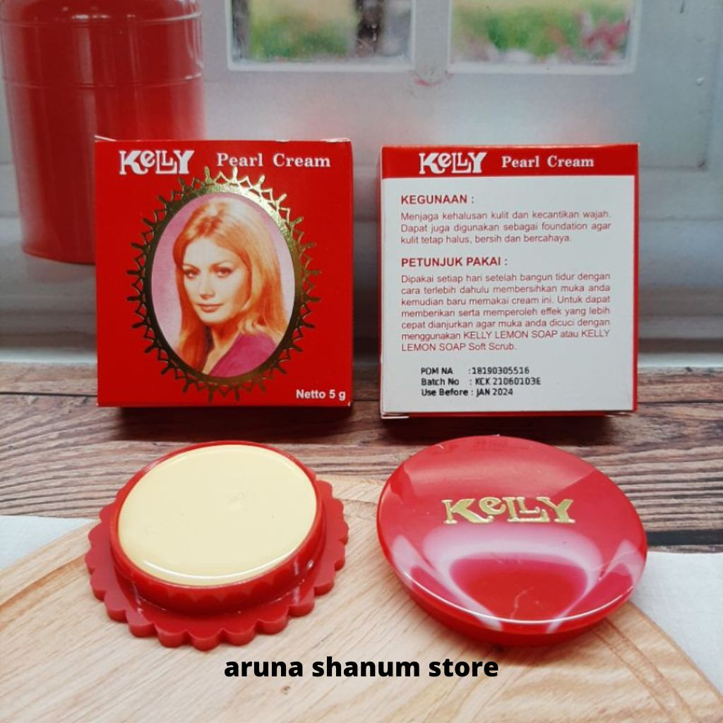 Kelly Pearl Cream Kemasan 5gr
